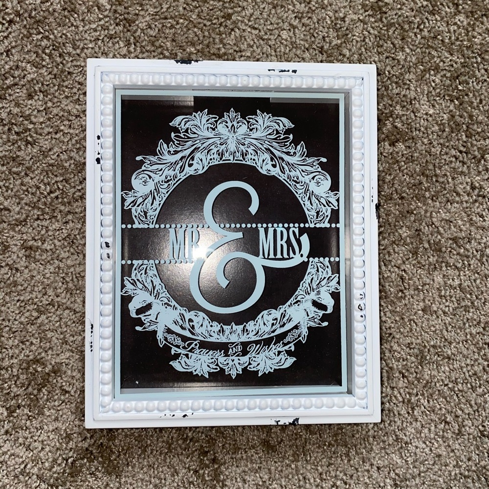 NWOT MR. & MRS. MARRIAGE ADVICE MEMORY BOX - Picture 2 of 6